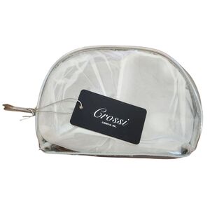 Crossi White Cosmetic Bag NWT | Makeup Bag Travel Toiletry Organizer Pouch